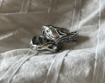 Memory Ring in sterling silver. Remember your many past lives.