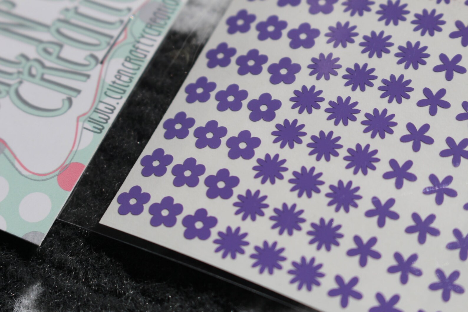 Flower Nail Decals | Etsy