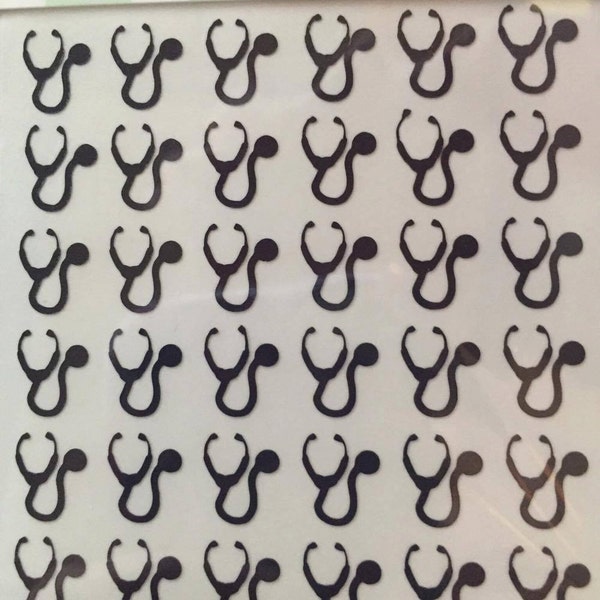 Stethoscope Nail Stickers Etsy