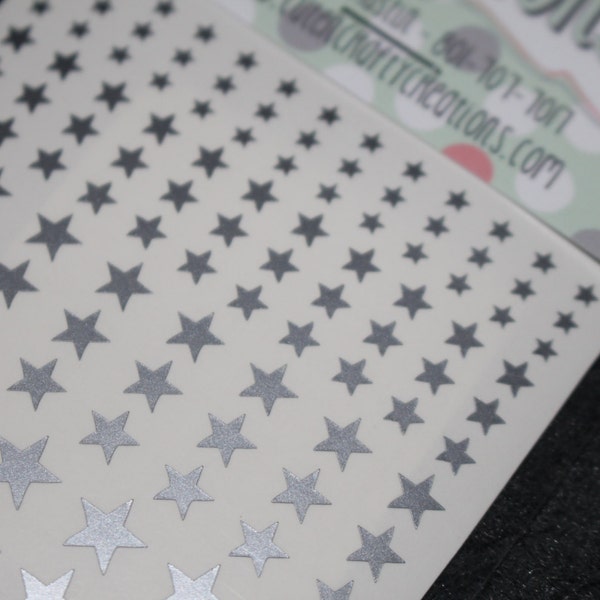 Star Nail Decals Vinyl Decal Planner Sticker 4th of July Freedom Holiday