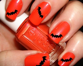 Bat Nail Decals Vinyl Decal Planner Sticker Halloween Holiday