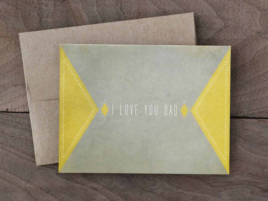 Father's Day Card, With Love To Dad - 10 X 7 Inches - Piccadilly Greetings - View #6