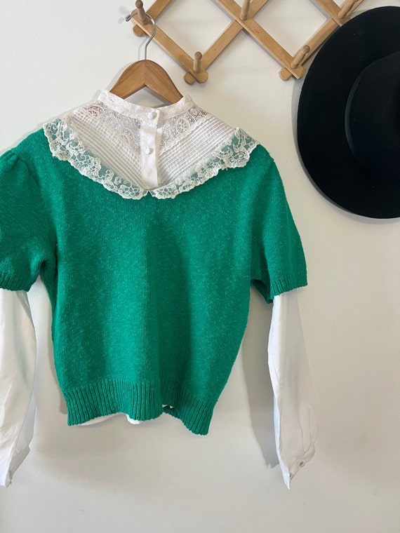 Emerald sweater vintage green - Gem