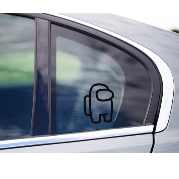 Among us car decal deals