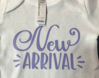 New Arrival, Baby Bodysuit, Baby Shirt, Toddler Shirt, Youth Shirt, Baby Gift, Newborn, Personalized Baby, Funny Baby