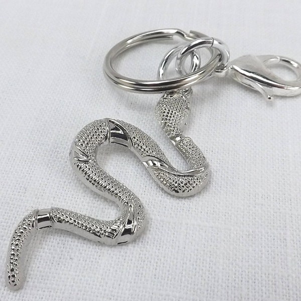 Snake Keychain - Etsy