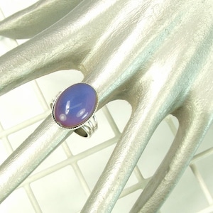 Mood Ring Adjustable Band Statement Ring