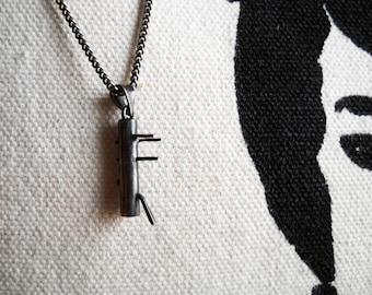 Mook yan chong pre-orders available- Ciondolo in argento con manichino di legno Wing Chun in miniatura (CATENINA NON INCLUSA)