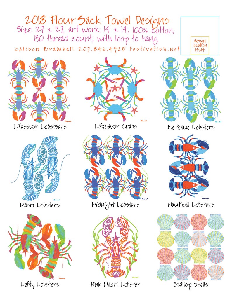 Tea Towels Lobster Lovers gifts Flour Sack Towels Coastal Holiday Gifts Natuical Gifts Hostess Gifts Beach House gifts Maine Gifts