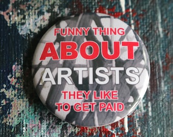 Artist Pin Badge 2