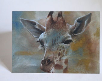 Baby Giraffe greeting card