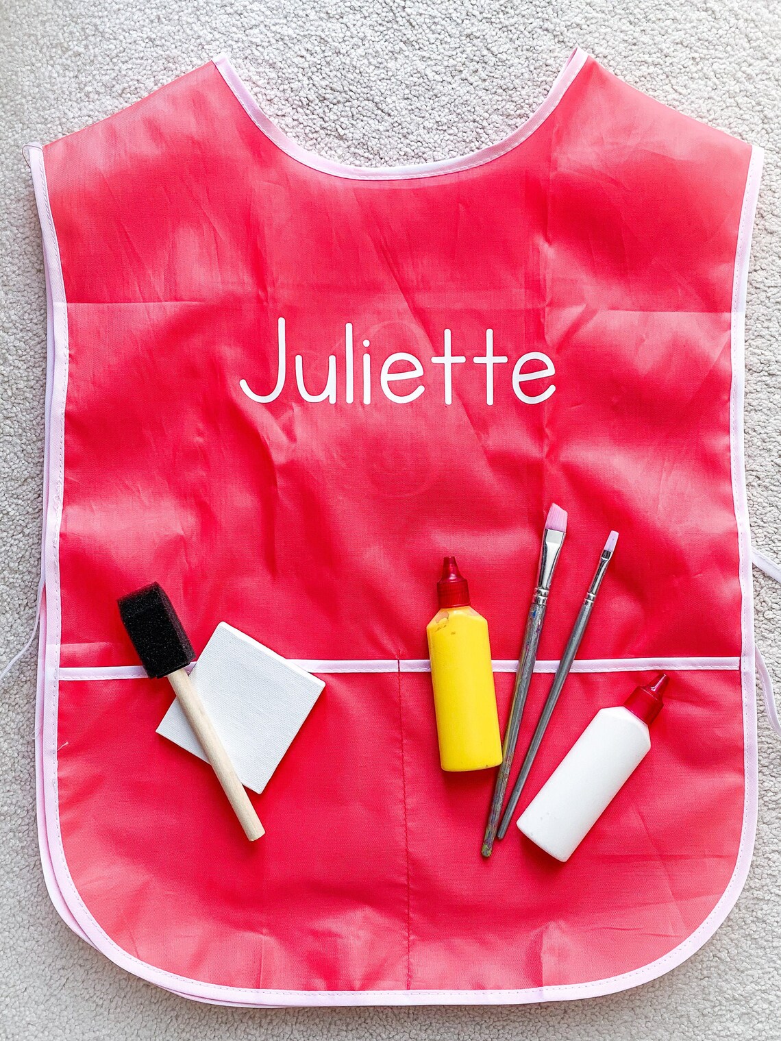 Personalized Art Smock for Kids Toddlers Waterproof Painting Etsy