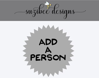 Add An Extra Person to Your Personalized Design