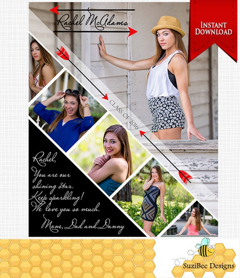 Yearbook Ad Design Ads Senior Ad Dedication Ad Dance Ad Etsy