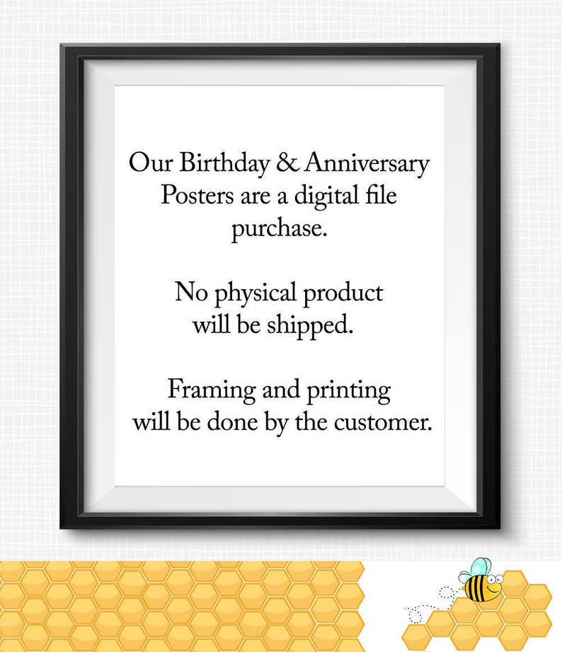 60th Anniversary Gift for Parents, Wedding Anniversary Keepsake Anniversary Party Personalized Gift With Now & Then Photos Printable image 3