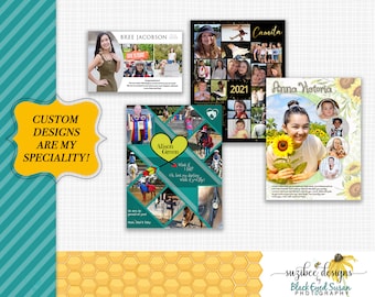 Custom Yearbook Ad Design, Senior, Sports, Dance