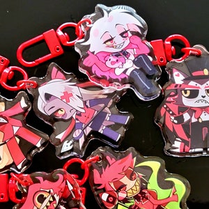 Hazbin Hotel Charms - Fanmade Acrylic