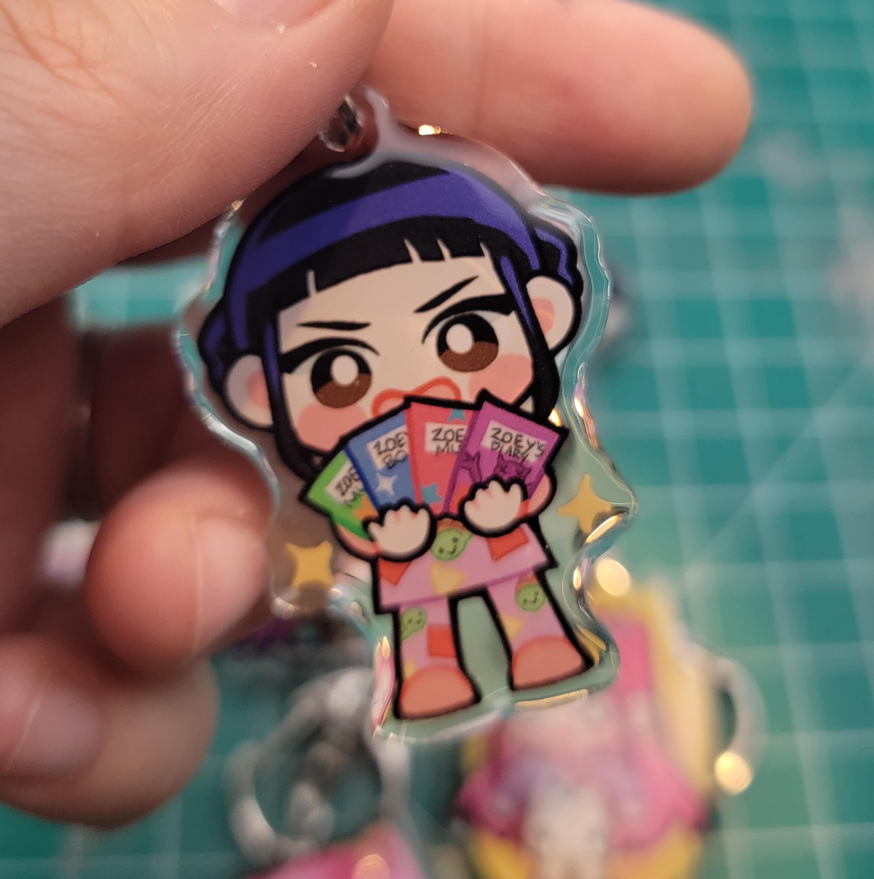 Kpop Demon Hunters - Official Light Stick Keyring Charm - Huntrix - Hey!Hallyu