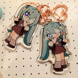 初音ミク オリジナルVer. アクリルチャーム - Etsy 日本