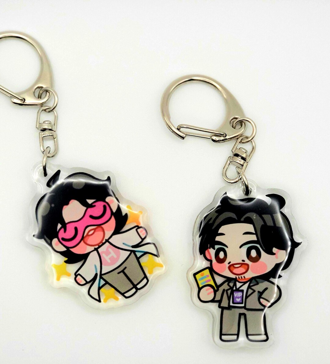 Bobby Keychain : 2 Inch Fanart Charm for Kpop Demon Hunters - Etsy