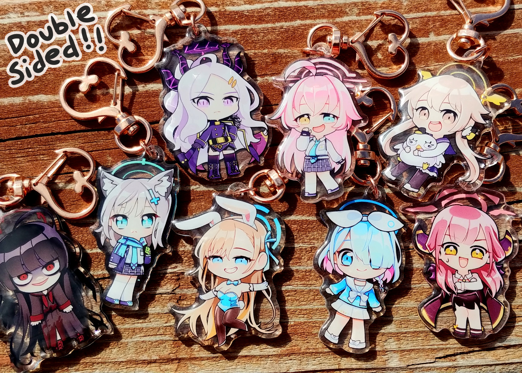 Blue Archive Charms - Etsy