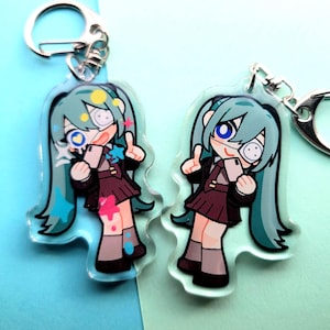 Hatsune Miku : Monitoring Ver Acrylic Charm DOUBLE SIDED