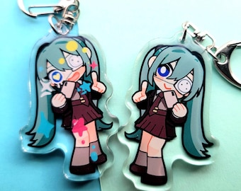 Hatsune Miku : Monitoring Ver Acrylic Charm DOUBLE SIDED