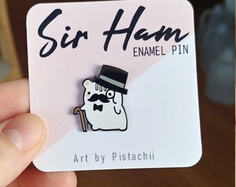 SirHam Hamster Pins : Sir Ham