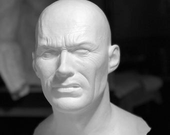 1:1 Clint Eastwood Good Bad Ugly Blondie Resin Bust Spaghetti Western