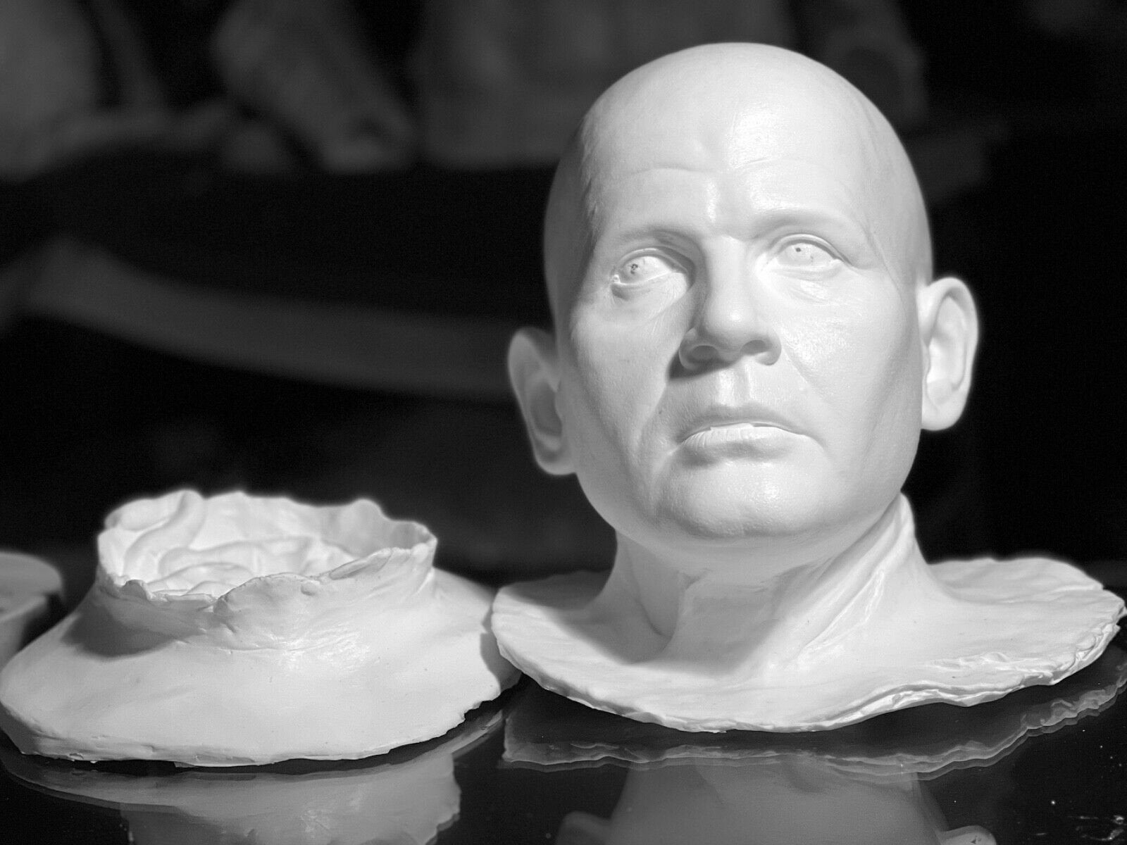 1:1 Alien Ash Resin Bust Head and Neck Ian Holm Ridley Scott Giger - Etsy