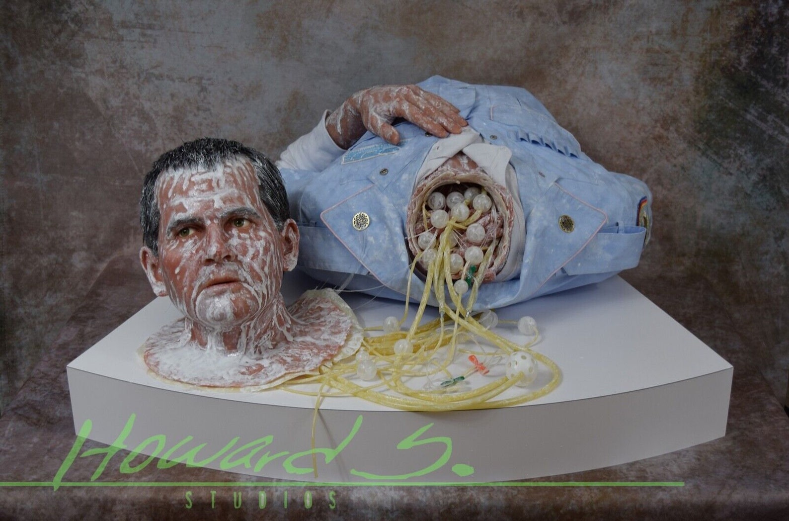 1:1 Alien Ash Resin Bust Head and Neck Ian Holm Ridley Scott Giger - Etsy