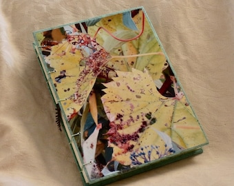 Autumn's End Journal: Handmade Coptic Stitch Blank Book