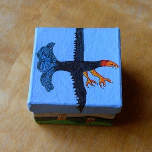 A Tooth Fairy box for boys and adventurous girls a gift box Feathered Friend