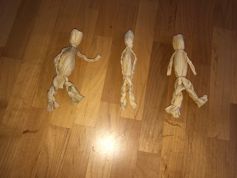 Handmade Cornhusk Voodoo Doll Etsy