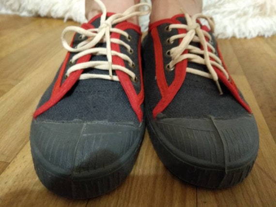 soviet canvas sneakers