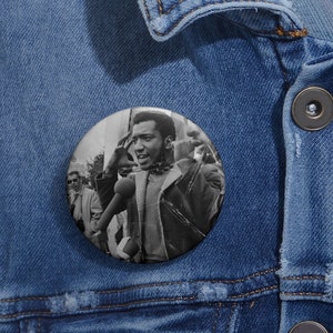 Black Panther Party Fred Hampton Vintage Pin