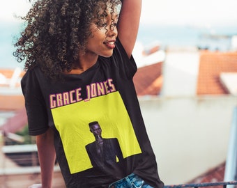 Grace Jones T Shirt, Pride Month, Grace Jones Shirt, Grace Jones Tshirt, Island Life, Caribbean, West Indian, Jamaica, Andy Warhol