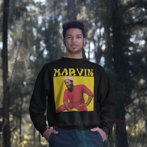 Marvin Gaye Sweatshirt, Marvin Gaye, Motown, Black Music Month, African American Music, Protest Music, Band T-Shirt, Music Tee