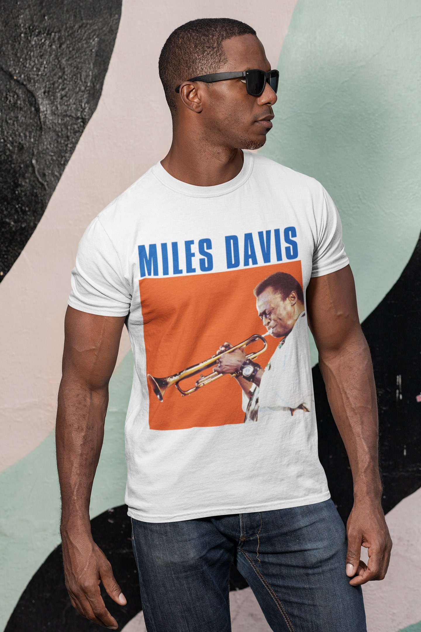 Miles Davis T Shirt, Miles Davis T-shirt, Jazz, Sketches of
