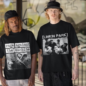 Linkin Park T-Shirt, Nu Metal Band, Punk Band, Rock N Roll, Afropunk, Music Lover Gift, Band Tee Starter Pack, Band Tee