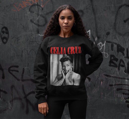 Celia Cruz Crewneck, AfroLatina, Afrolatino, Blactina, Latinx, Latina, Morena, Black History Month