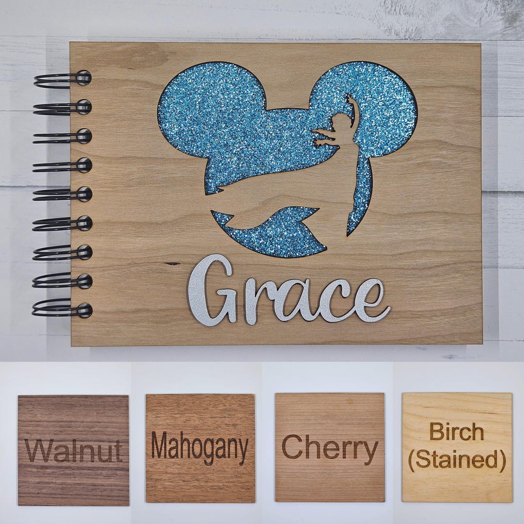 Personalized Elsa Autograph Book Photo Album, Disney Princess Theme ...
