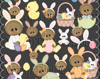 AA Baby's First Easter - CU Clipart