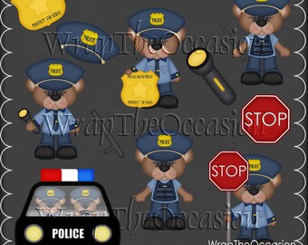 Ours - la police CU Clipart