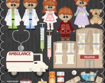 Sous les enfants temps-Redhead - Clipart