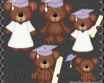 Graduation de lt violet/blanc porte Clipart
