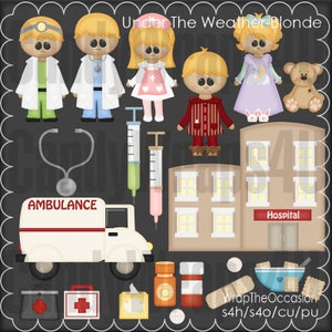 Under The Weather-Blonde Kids - Clipart