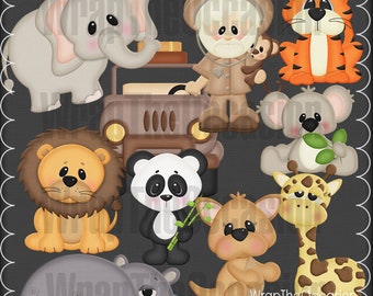 Safari Aventure - CU Clipart