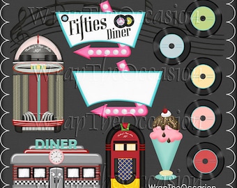 Images clipart exclusives du restaurant Happy Days