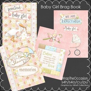 Girl Baby Shower Brag Book
